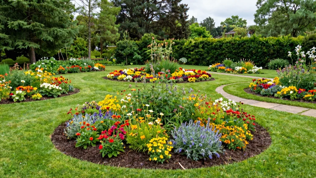 10 Circular Flower Bed Ideas for Balanced Garden Designs