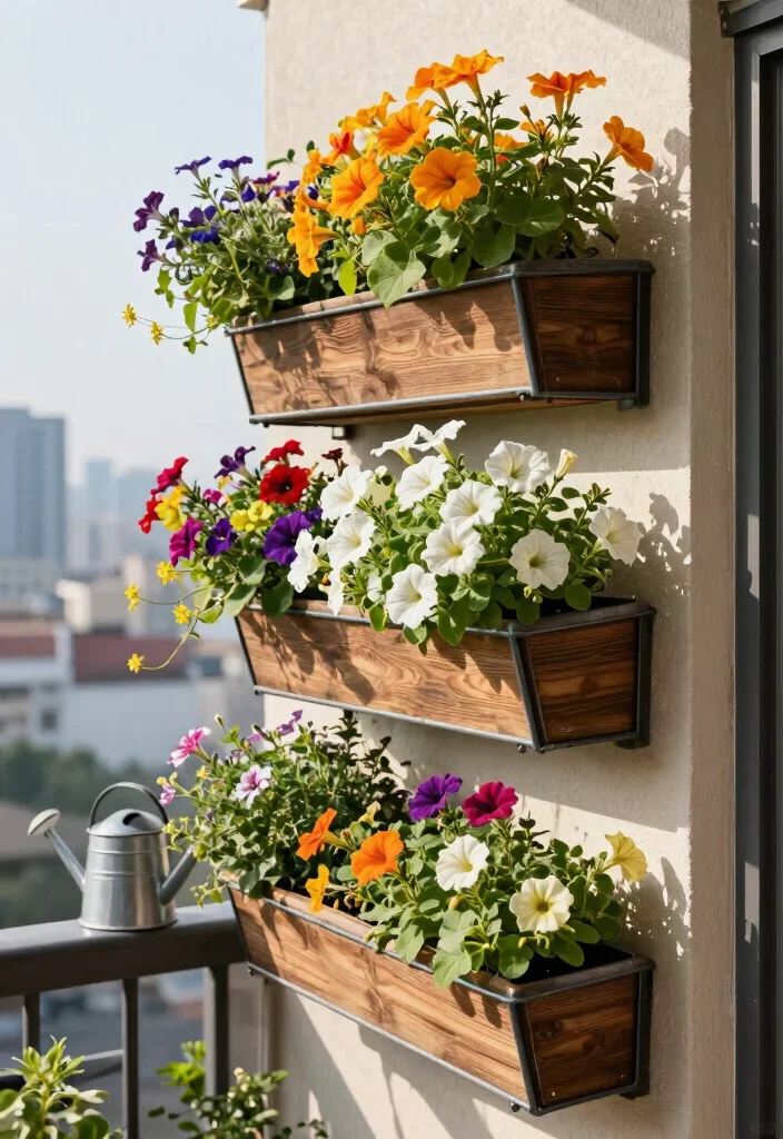 10 Simple Small Flower Bed Ideas for Quick Garden Refresh - 1. Vertical Blooming