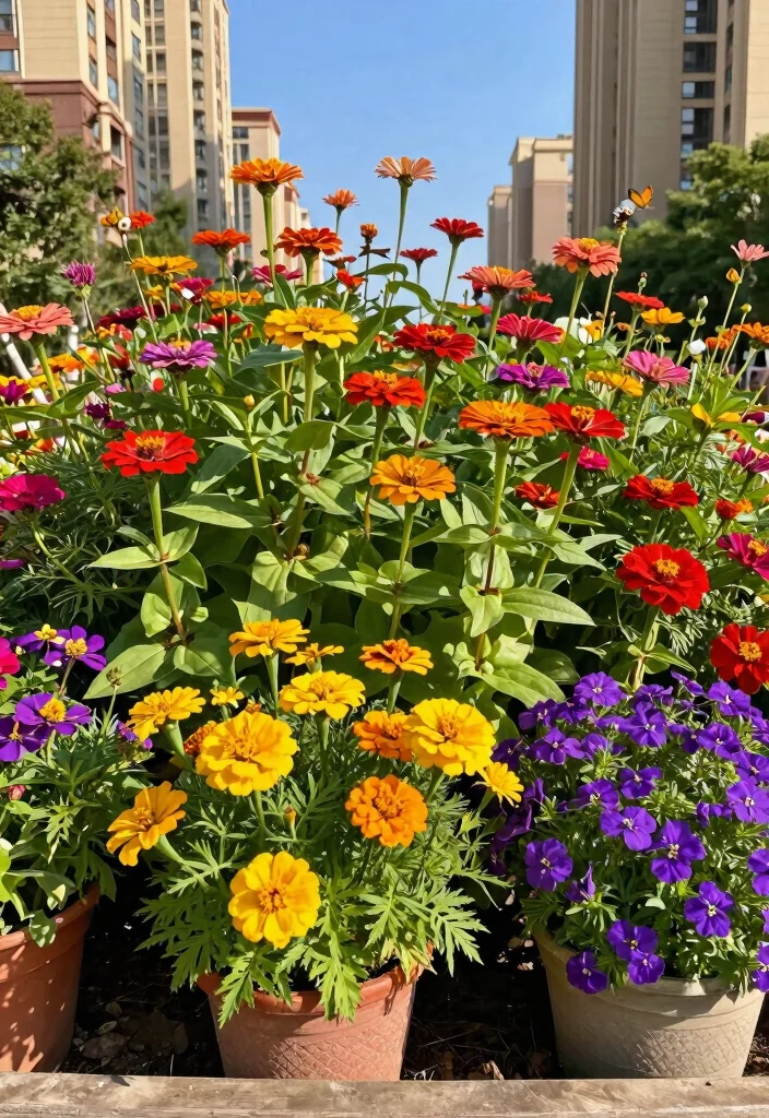 10 Simple Small Flower Bed Ideas for Quick Garden Refresh - 4. Colorful Accents