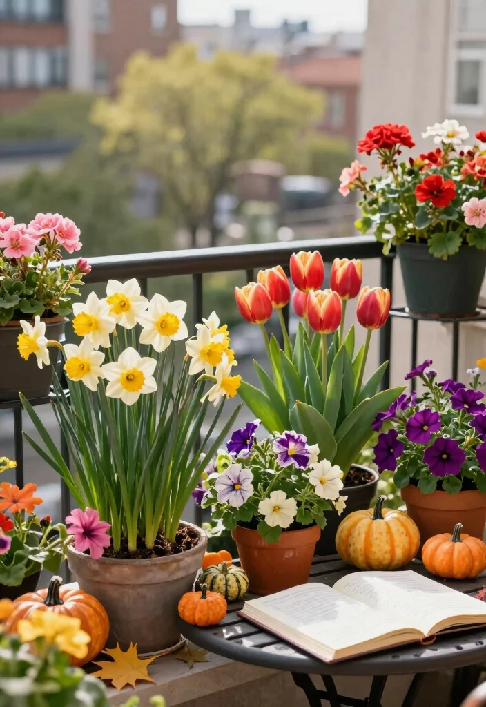 10 Simple Small Flower Bed Ideas for Quick Garden Refresh - 6. Seasonal Displays