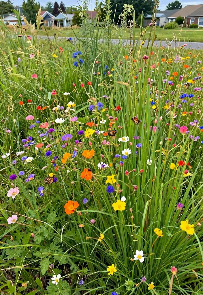 12 Berm Landscaping Ideas for Shape, Privacy, and Planting Layers - 1. Native Plant Berms for Sustainability