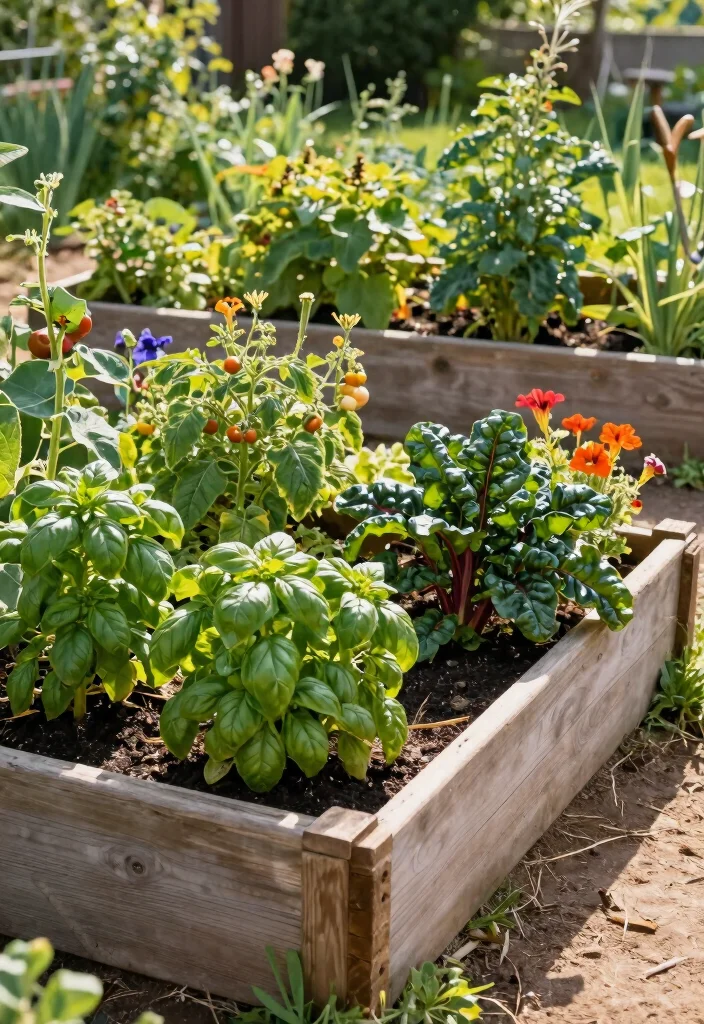 12 Full Sun Landscaping Ideas for Heat Tolerant Outdoor Spaces - 10. Rustic Edible Gardens