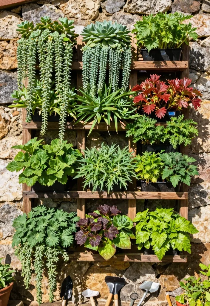12 Hillside Backyard Landscaping Ideas for Stable Stylish Slopes - 2. Vertical Gardening Solutions
