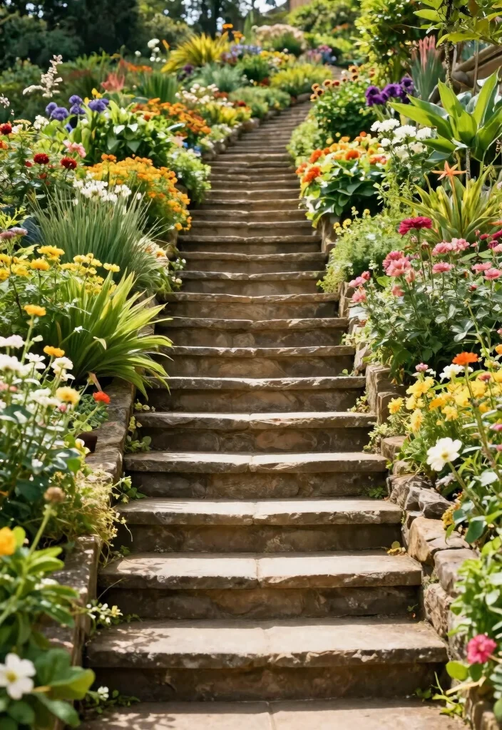 12 Hillside Backyard Landscaping Ideas for Stable Stylish Slopes - 4. Steps and Pathways