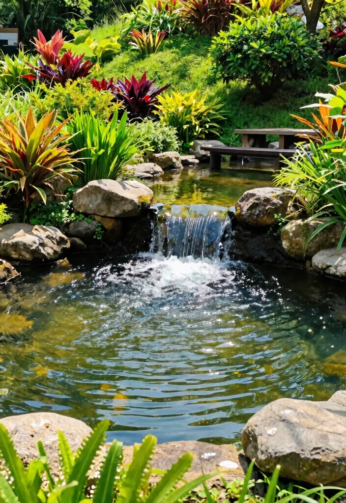 12 Hillside Backyard Landscaping Ideas for Stable Stylish Slopes - 7. Water Features