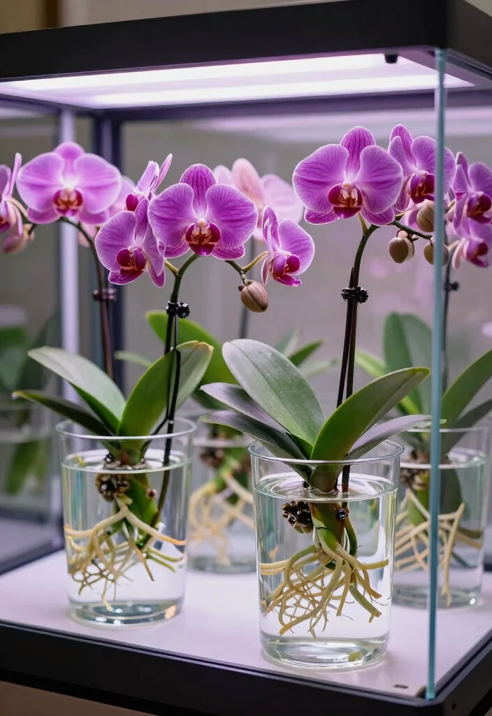 12 Orchid Planter Ideas for Healthy Roots and Pretty Displays - 10. Hydroponic Planters
