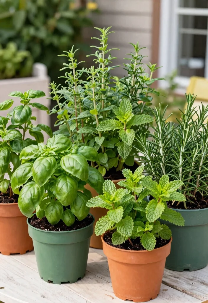 12 Patio Plant Ideas to Add Color and Height Outdoors - 8. Aromatic Herbs