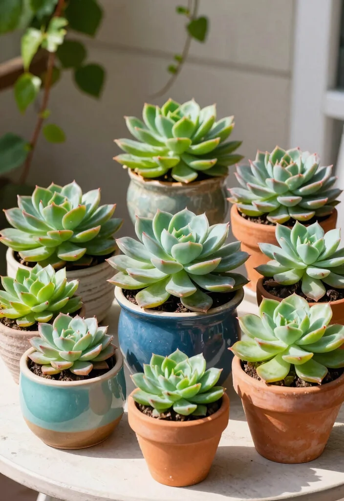 12 Patio Plants Ideas to Refresh Outdoor Sitting Areas - 2. Succulents – The Low-Maintenance Stars