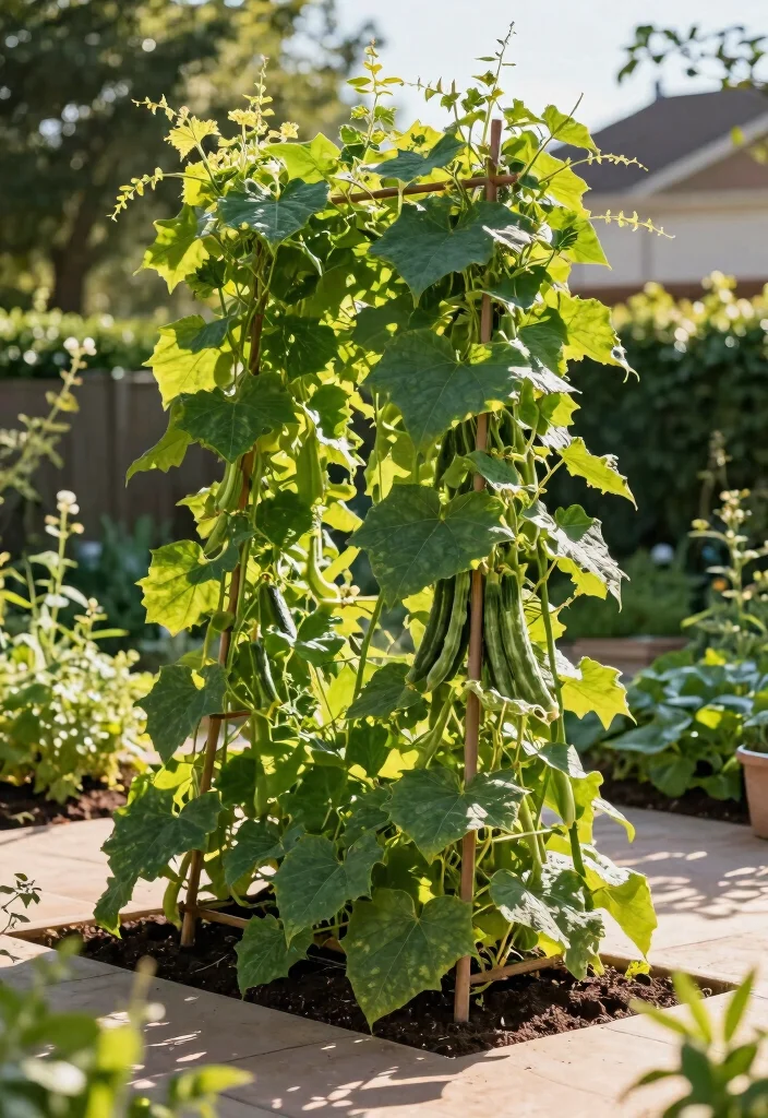 12 Planter Ideas for Full Sun That Thrive in Hot Weather - 7. Vertical Vertical Edible Garden