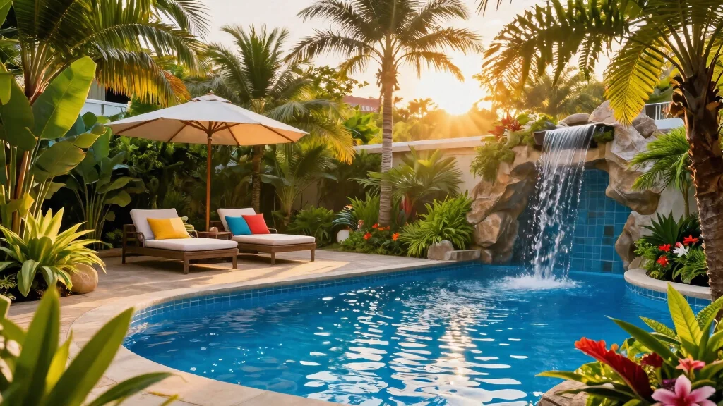 12 Poolside Landscaping Ideas for a Relaxed Resort Feel