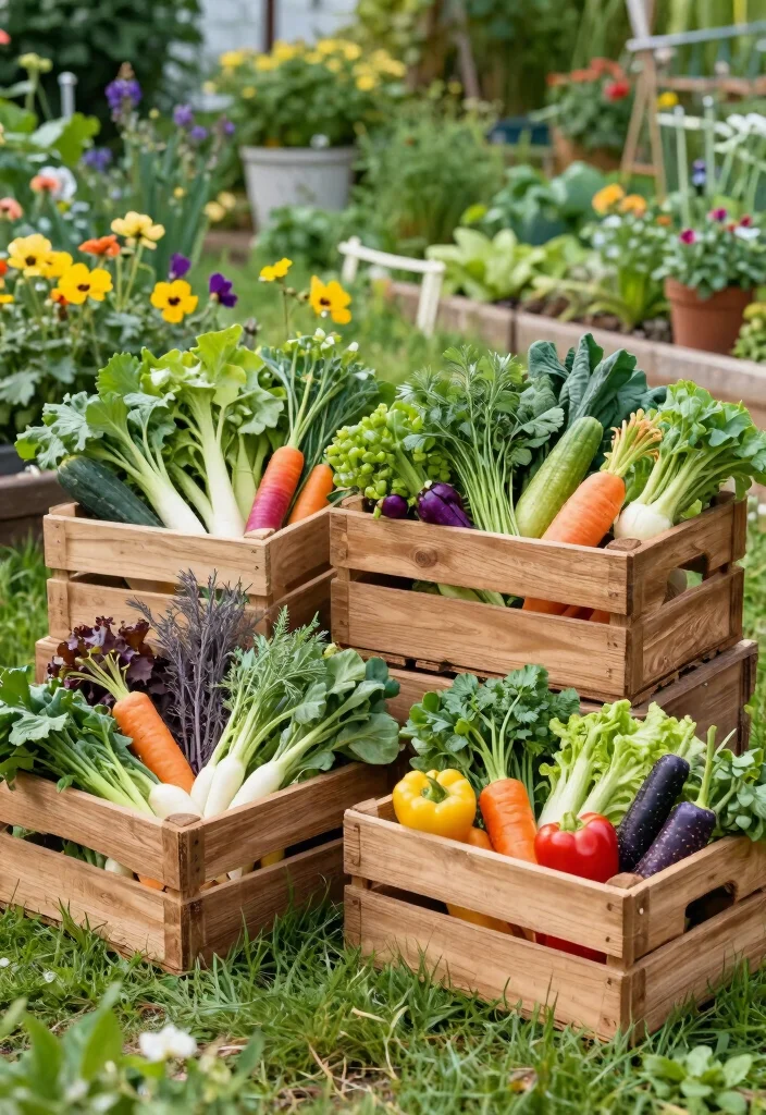 12 Raised Garden Bed Ideas for Easy Productive Growing - 9. Wooden Crate Garden Bed