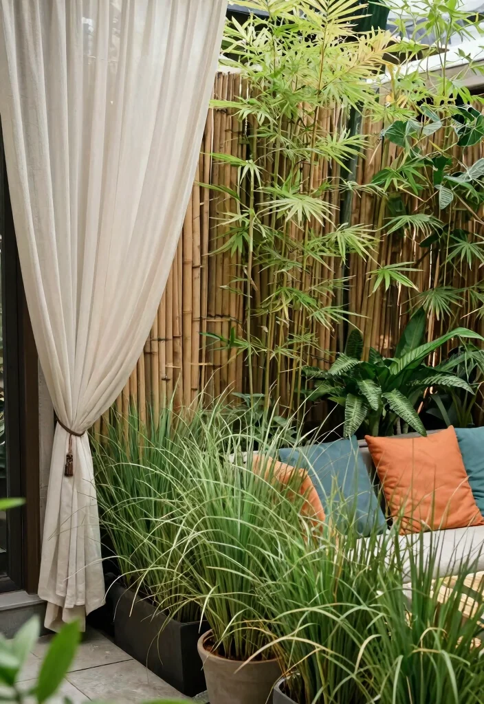 12 Small Backyard Patio Ideas for Compact Yet Stylish Spaces - 10. Outdoor Privacy Solutions