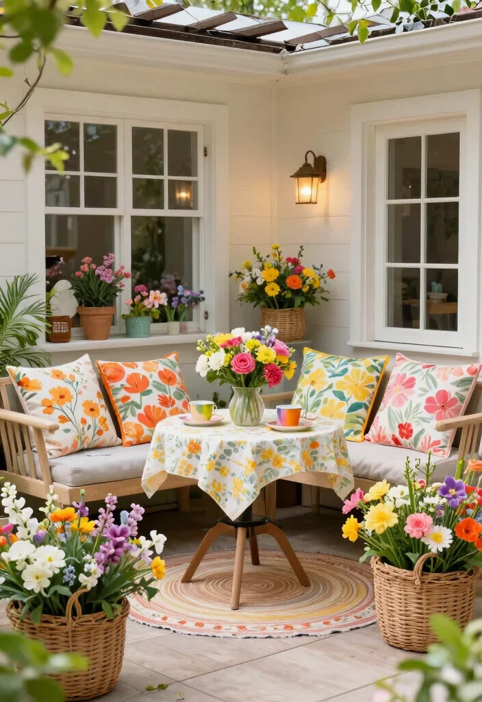 12 Small Backyard Patio Ideas for Compact Yet Stylish Spaces - 11. Seasonal Decor Changes