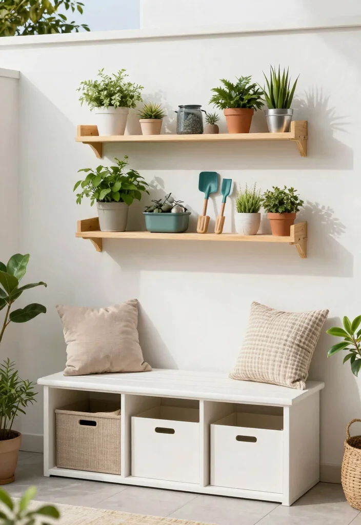 12 Small Backyard Patio Ideas for Compact Yet Stylish Spaces - 12. Smart Storage Solutions