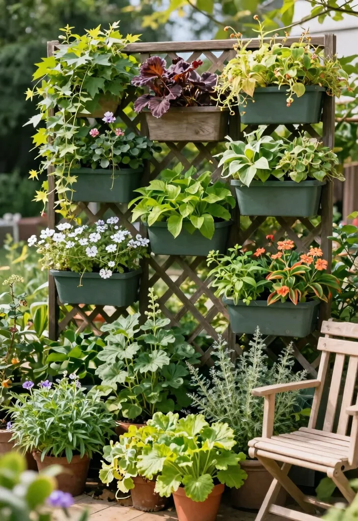 12 Trellis Ideas for Privacy That Add Charm and Coverage 122 12 Trellis Ideas for Privacy That Add Charm and Coverage - 12. Trellis with Planters