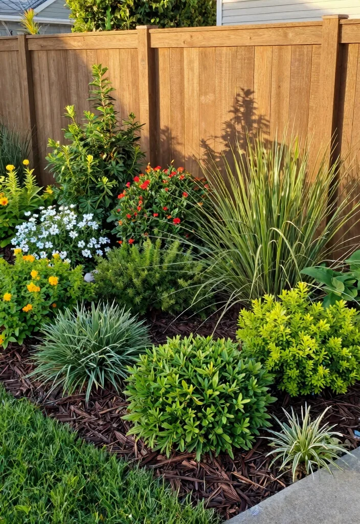 14 Backyard Fence Landscaping Ideas for Softened Borders - 4. Softscape Borders: The Art of Greenery
