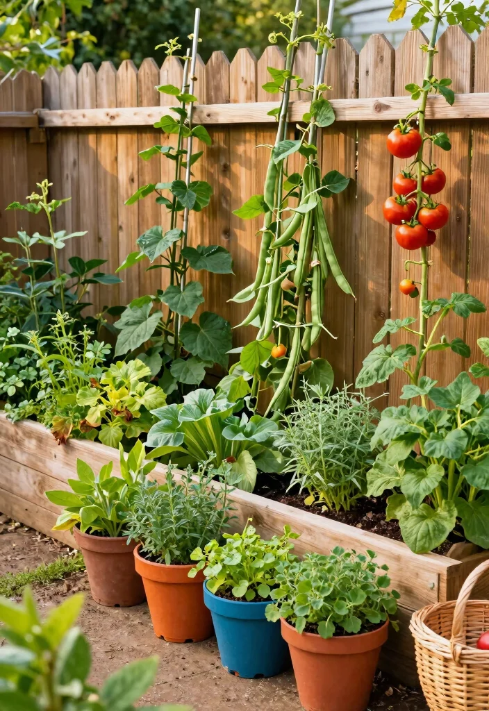 14 Backyard Fence Landscaping Ideas for Softened Borders - 8. Organic Edibles: Fence-Edged Gardens