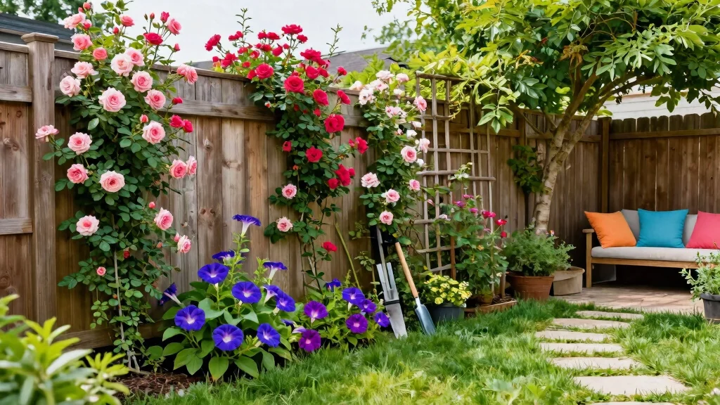 14 Backyard Fence Landscaping Ideas for Softened Borders