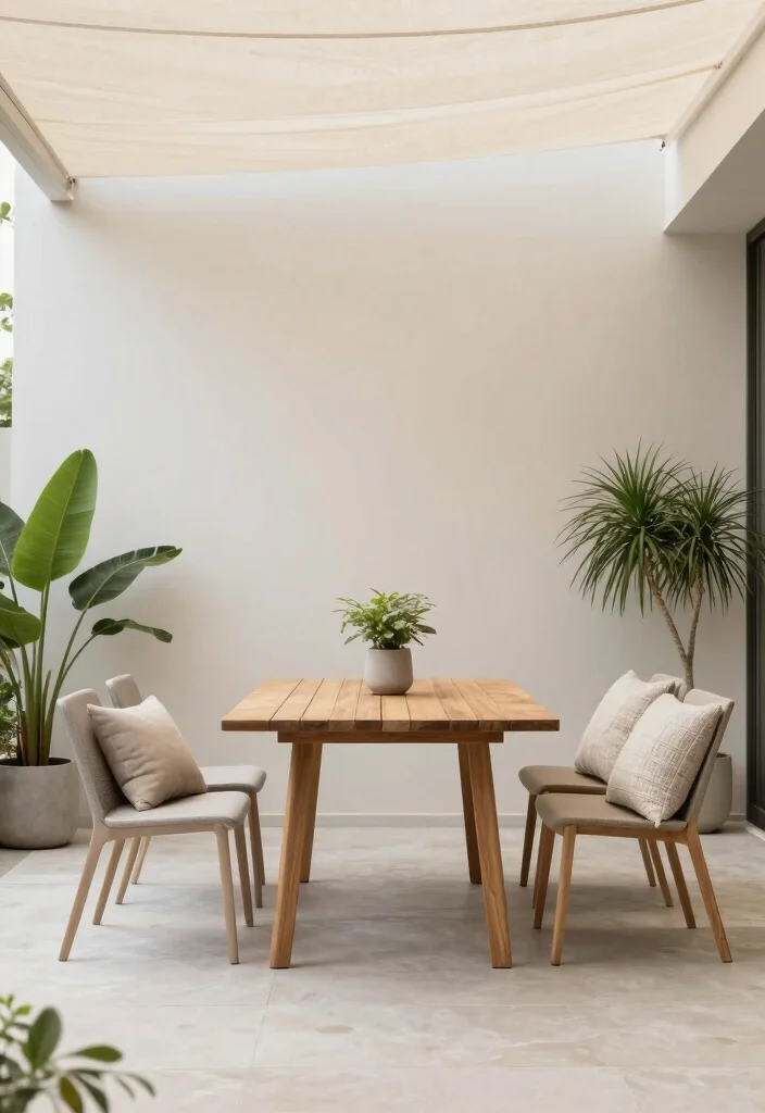 14 Backyard Patio Ideas for Stylish and Practical Outdoor Living - 8. Minimalist Design Approach