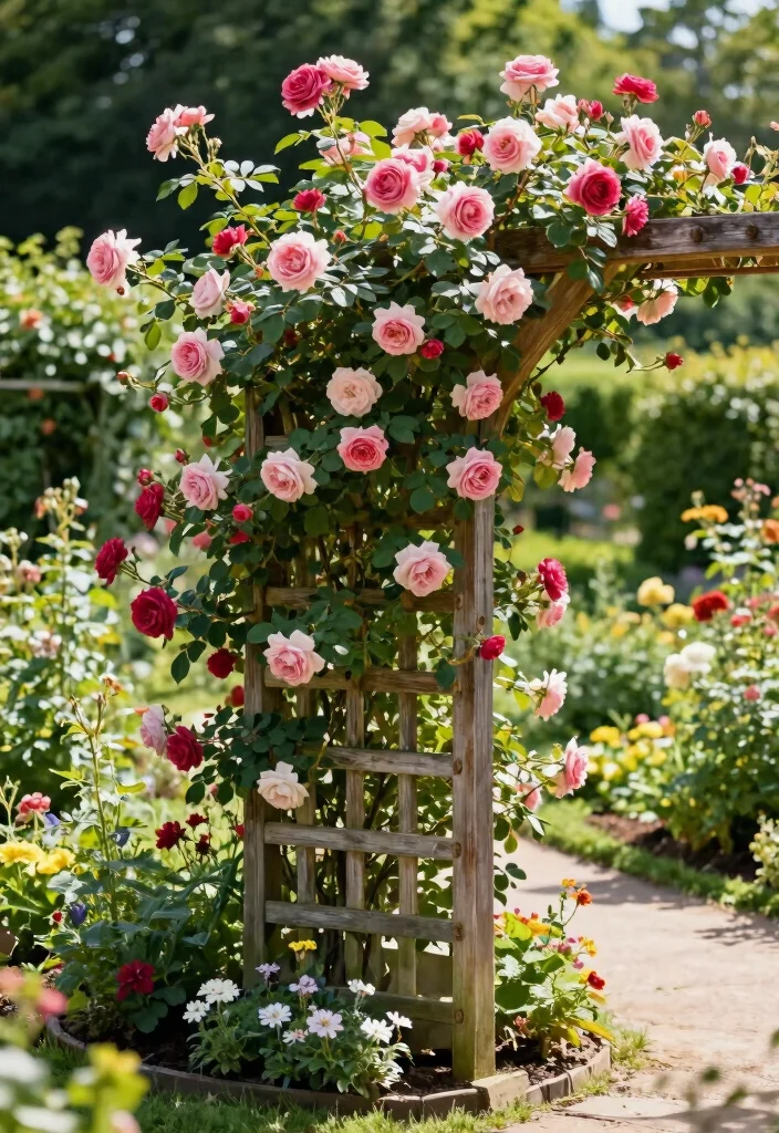 14 Backyard Trellis Ideas for Easy DIY Garden Style Upgrades - 1. Classic Wooden Trellis