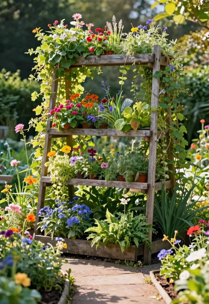 14 Backyard Trellis Ideas for Easy DIY Garden Style Upgrades - 10. Multi-Level Trellis