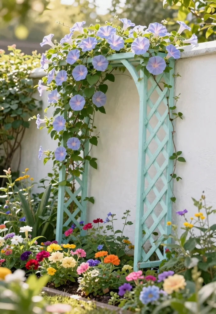 14 Backyard Trellis Ideas for Easy DIY Garden Style Upgrades - 2. Charming Lattice Trellis