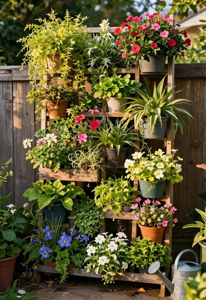 14 Backyard Trellis Ideas for Easy DIY Garden Style Upgrades - 5. Vertical Garden Trellis