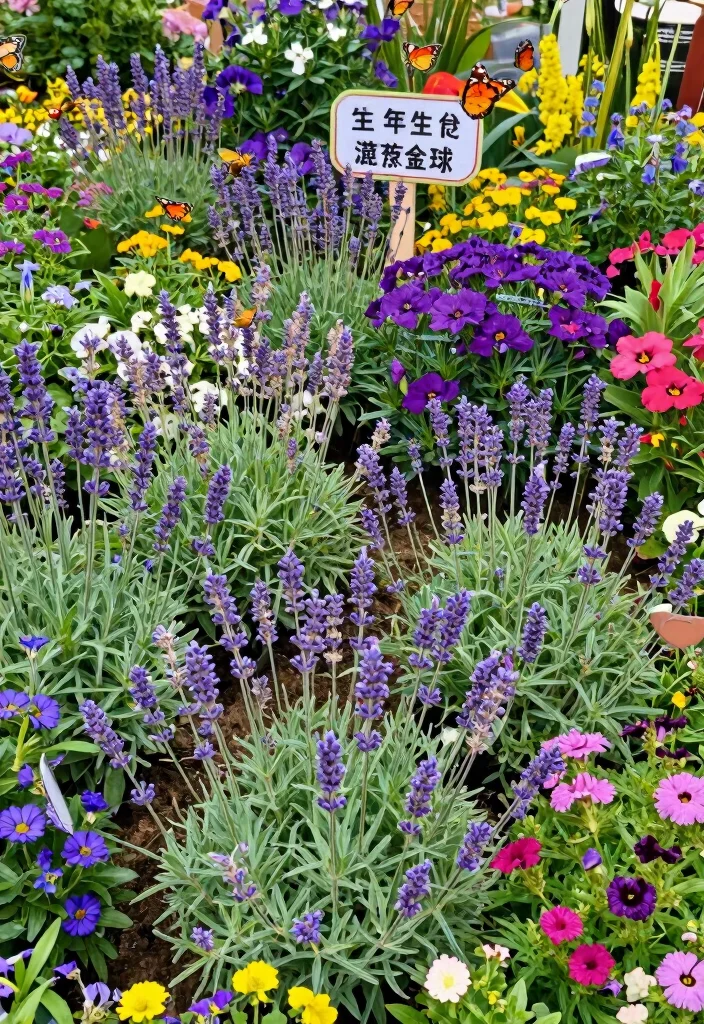 14 Front Flower Bed Ideas for Welcoming Curb Appeal - 14. Themed Flower Beds