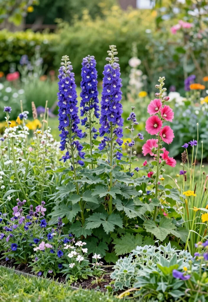 14 Front Flower Bed Ideas for Welcoming Curb Appeal - 5. Dramatic Focal Points