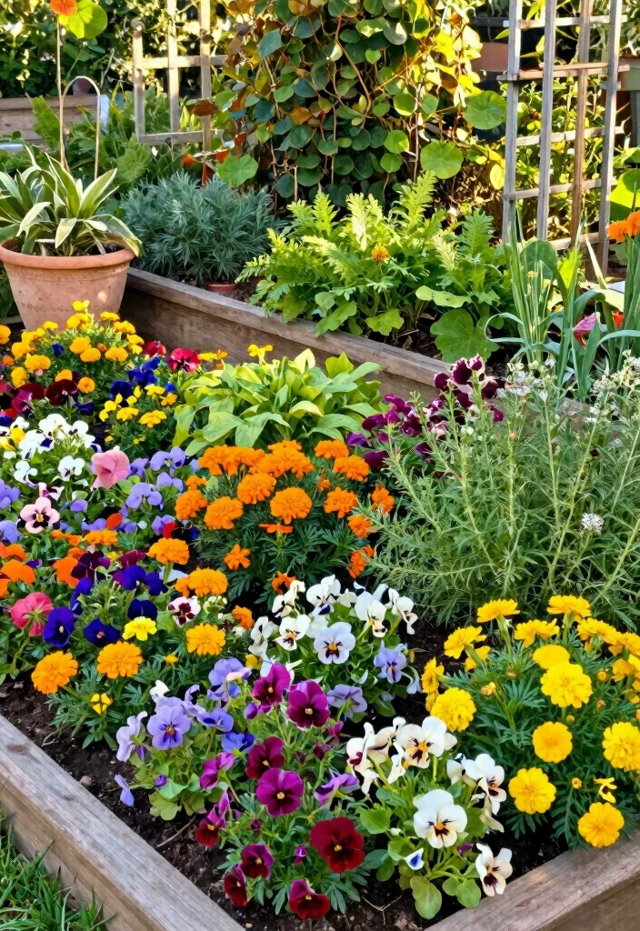 14 Front Flower Bed Ideas for Welcoming Curb Appeal - 7. Edible Elegance