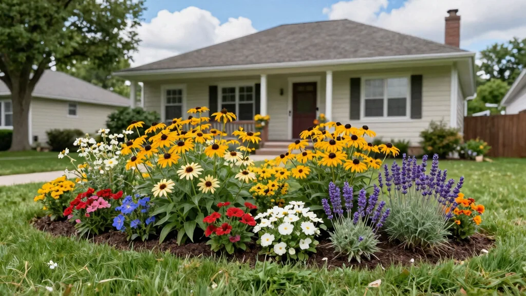 14 Front Flower Bed Ideas for Welcoming Curb Appeal