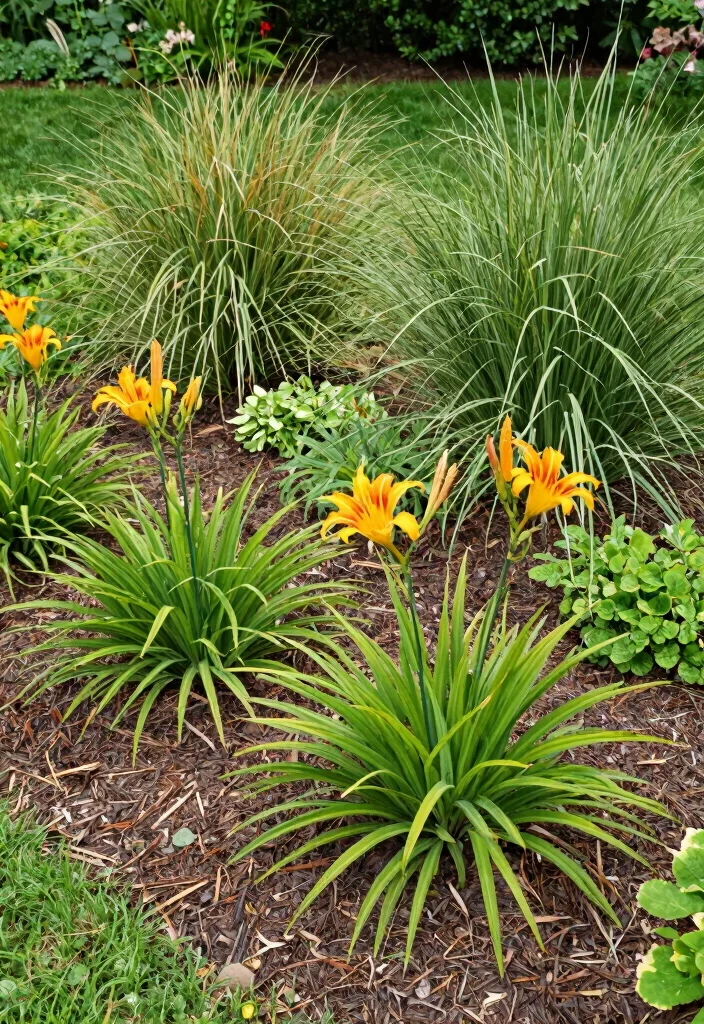 14 Outdoor Flower Bed Ideas for Seasonal Color and Texture - 14. Low-Maintenance Flower Beds