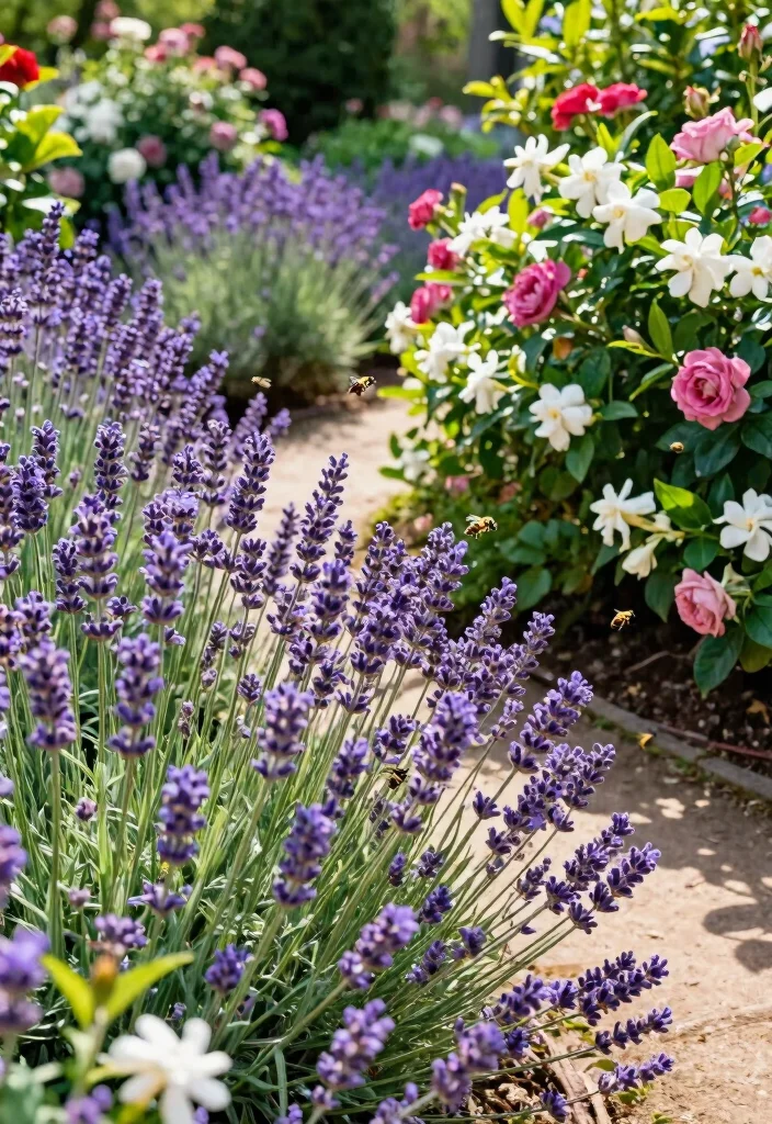 14 Outdoor Flower Bed Ideas for Seasonal Color and Texture - 7. Fragrant Flower Beds