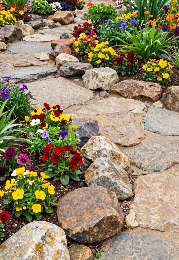 14 Rock Landscaping Ideas for Low Maintenance Garden Style - 5. Rock Edging