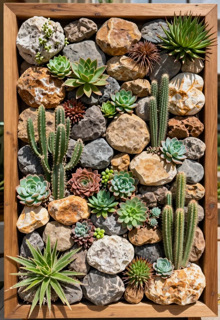14 Rock Landscaping Ideas for Low Maintenance Garden Style - 6. Vertical Rock Gardens