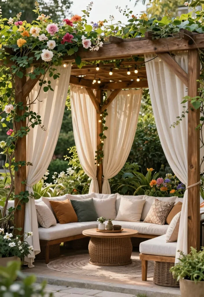 14 Shade Patio Ideas for Cool Relaxing Outdoor Spaces - 2. Stylish Pergolas for Shade and Design
