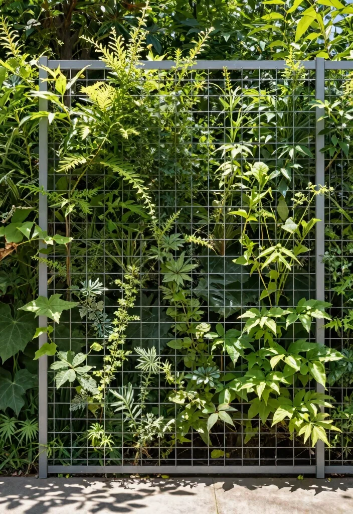 15 DIY Garden Trellis Ideas Anyone Can Build on a Budget - 5. Wire Grid Trellis
