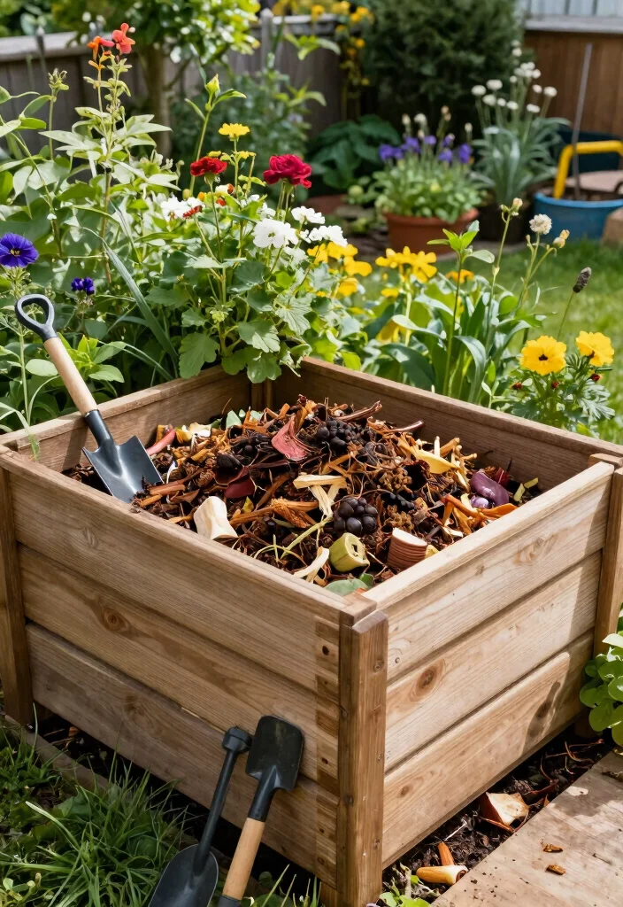 18 Backyard Landscaping Ideas for Practical Outdoor Upgrades - 3. Composting Solutions