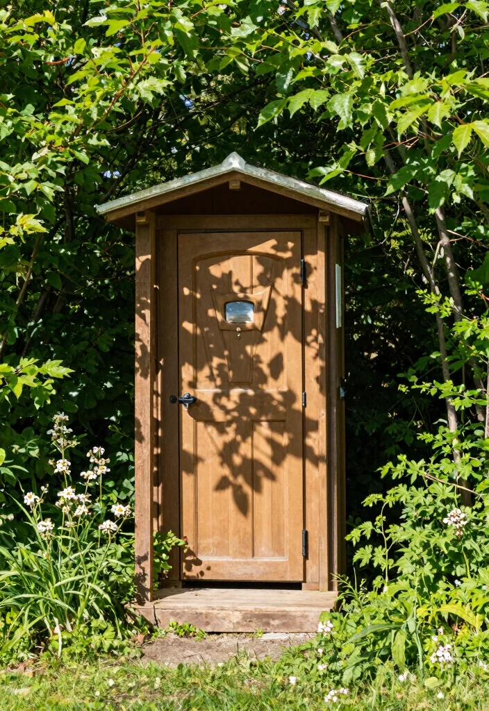 18 Backyard Landscaping Ideas for Practical Outdoor Upgrades - 8. Outdoor Compost Toilets