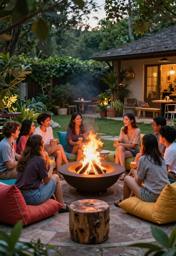 18 Backyard Landscaping Ideas for Practical Outdoor Upgrades - 9. Fire Pits