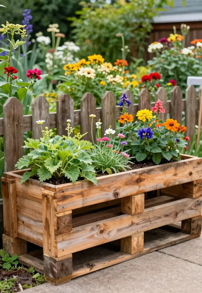 18 Creative Planter Ideas for Easy Home Garden Upgrades - 14. Upcycled Pallet Planters