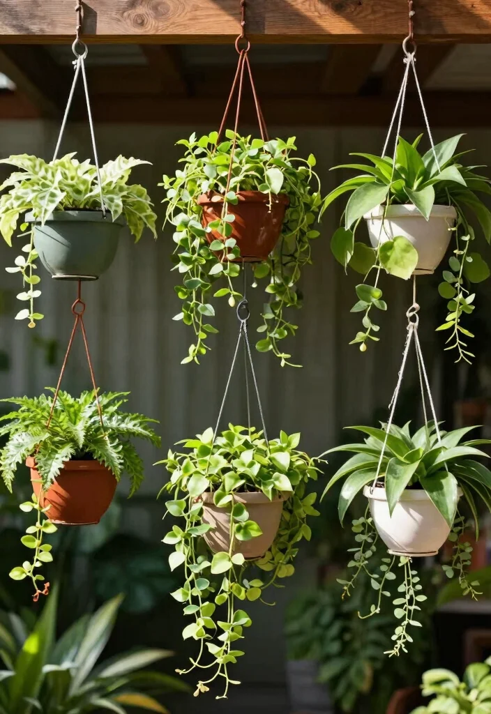 18 Creative Planter Ideas for Easy Home Garden Upgrades - 9. Creative Hanging Planters