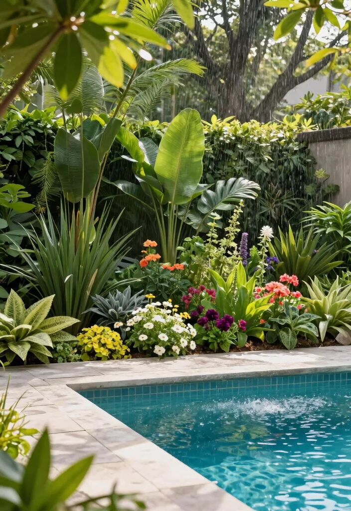 18 Pool Landscaping Ideas for Fresh Clean Outdoor Ambiance - 16. Eco-friendly Landscaping