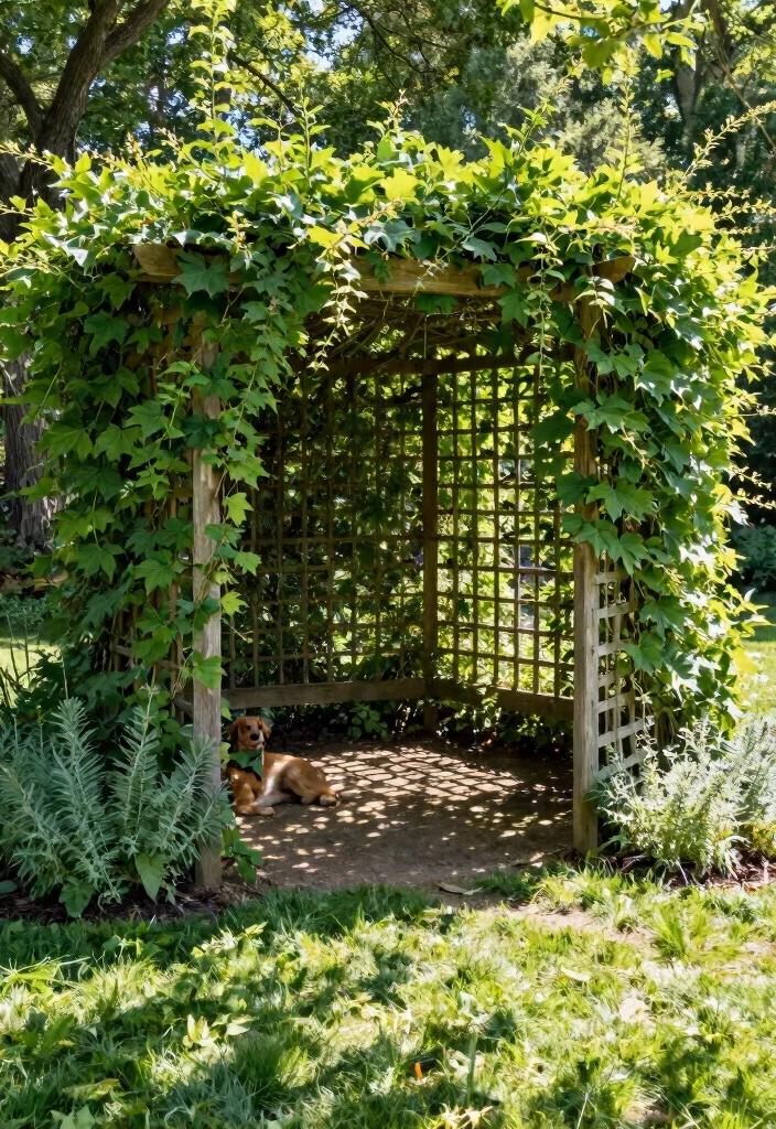 10 Backyard Dog Run Ideas for Safe and Active Pets 14 10 Backyard Dog Run Ideas for Safe and Active Pets 4. Natural Shade Structures 0