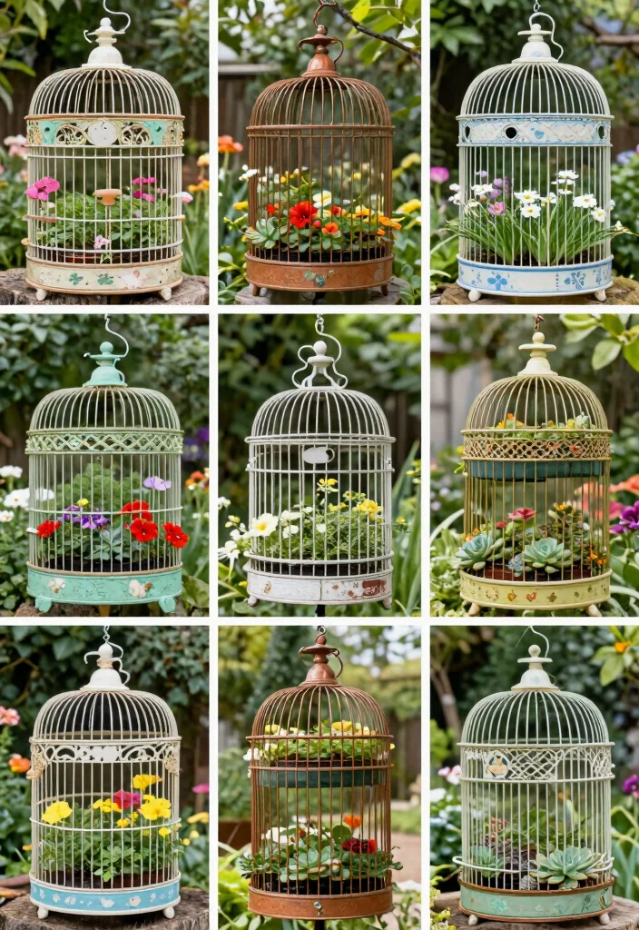 10 Bird Cage Planter Ideas for Vintage Garden Style Conclusion 0