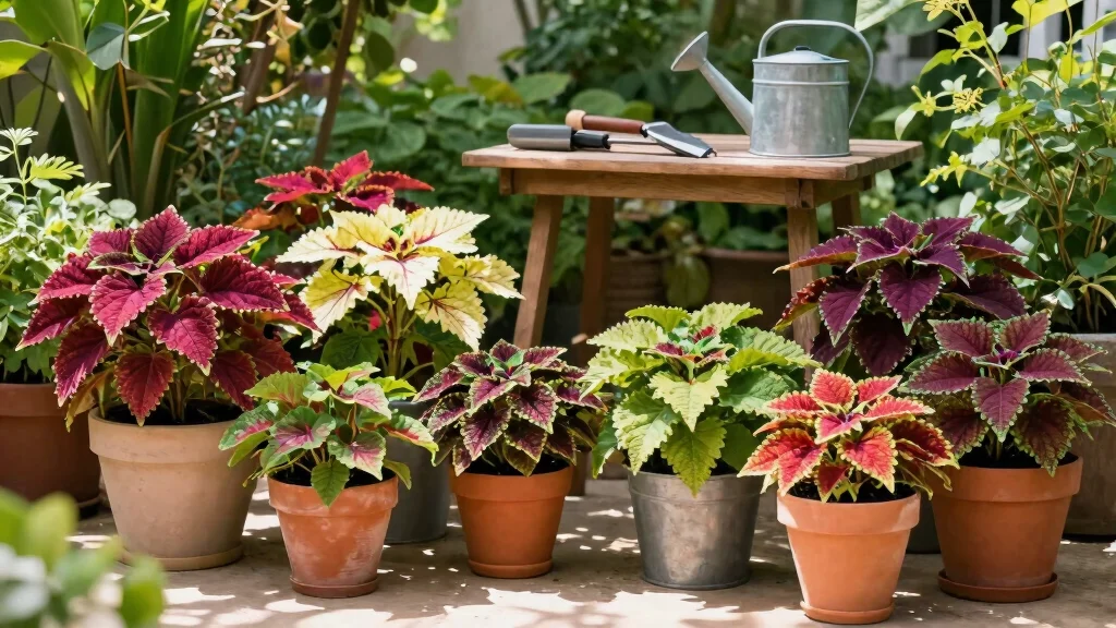 10 Coleus Planter Ideas for Colorful Shade Areas