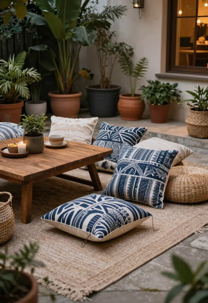 10 Cozy Patio Ideas for Small Spaces That Feel Inviting 37 10 Cozy Patio Ideas for Small Spaces That Feel Inviting 7. Layered Textures 0
