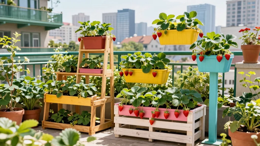 10 DIY Strawberry Planter Ideas That Save Space