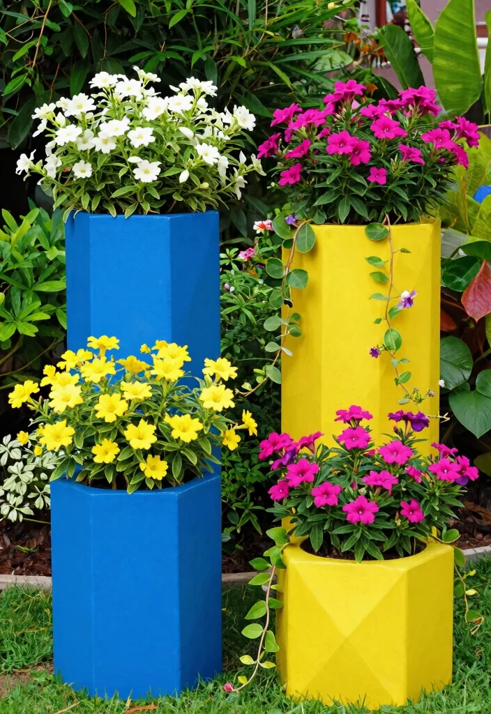 10 Dipladenia Planter Ideas for Bright and Hardy Blooms 4. Unique Planter Shapes 0