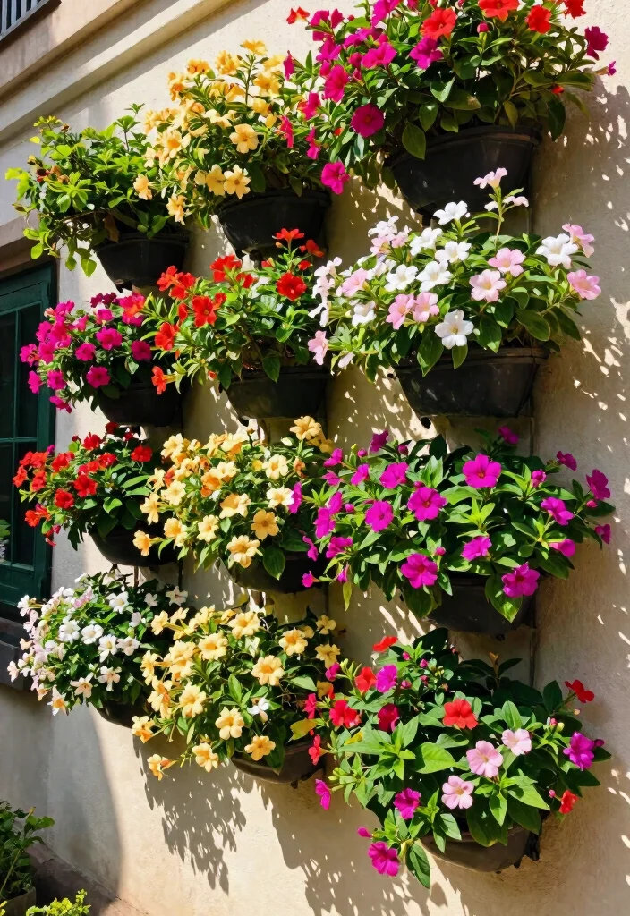 10 Dipladenia Planter Ideas for Bright and Hardy Blooms 8. Vertical Gardens 0
